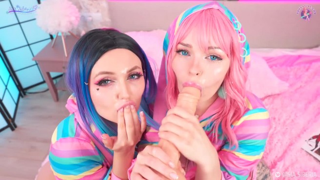 Анальные увлечения шикарных косплей телочек